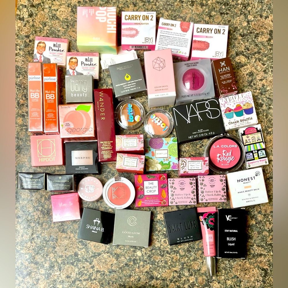 Blushes- Various colors and brands each sold separately